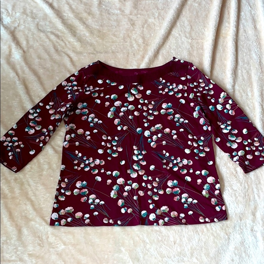 3/4 length sleeve top
